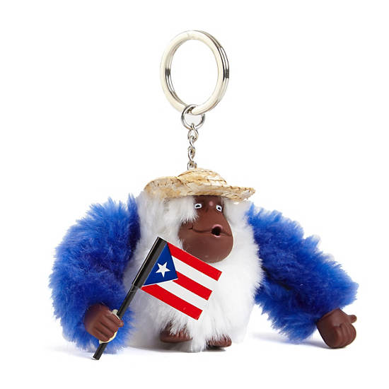 Puerto Rico Monkey Keychain